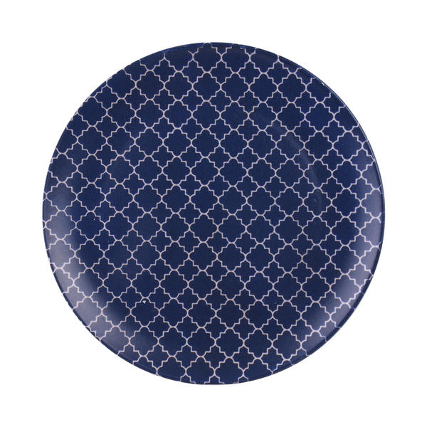 Assiette à gâteau carrée Cobalt 21 cm 6 pièces - 17922 | Keramika