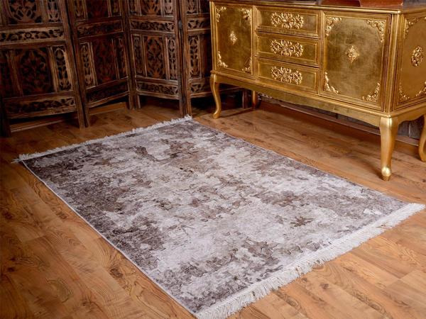 Latex Non-Slip Base Digital Printing Velvet Carpet Alaçatı Camel 150x220 Cm