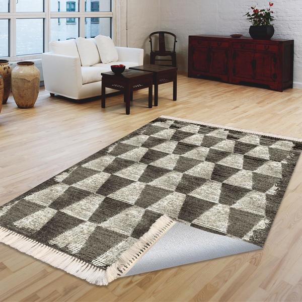 Milano Yıkanabilir Dekoratif Halı Kaymaz Taban | 8mm | MLN-DOT-HT117