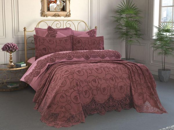 Dowry Land Deren Ensemble de dot 10 pièces Rouge bordeaux