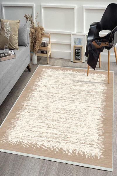 Birkilim Yıkanabilir Dekoratif Halı İpeksi Kaymaz Taban | MLN-IP-HS-385