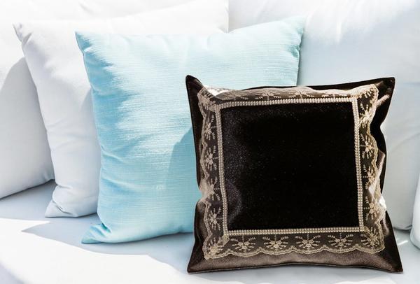 Dematex yastık kılıfı Dantel Kahverengi Krem 40x40