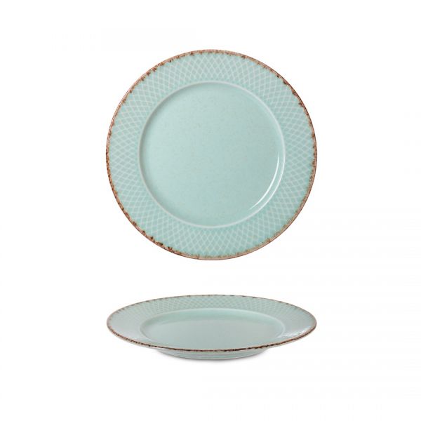 06283 TABLE DE PÂTES OSLO 21cm TURQUOISE GM | IPEK-IPF118