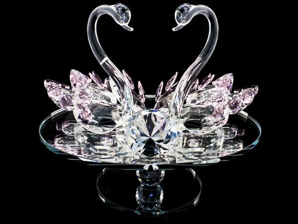 Dekonaz Kuğu Kristal Biblo | DTX-Kristal-104