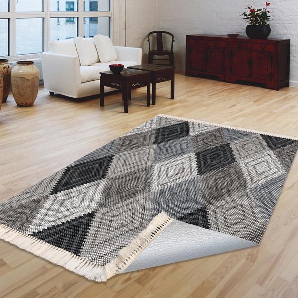 Milano Yıkanabilir Dekoratif Halı Kaymaz Taban | 8mm | MLN-DOT-HT121