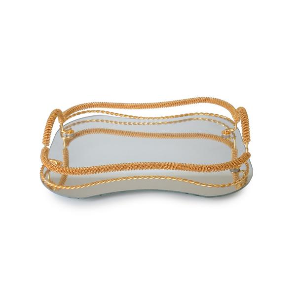 صينية صغيرة عمودية ذهبية | IPEK-BSR004