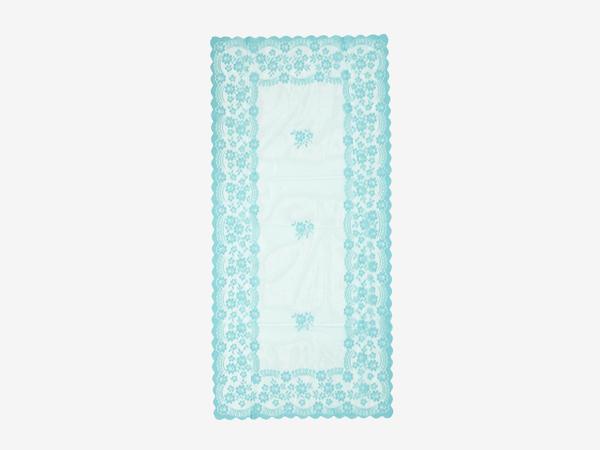 لوحة محبوكة منقوشة فيروزي رقيق