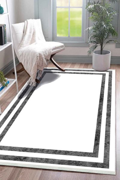 Birkilim Yıkanabilir Dekoratif Halı İpeksi Kaymaz Taban | MLN-IP-SD-301