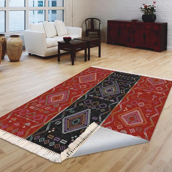 Milano Yıkanabilir Dekoratif Halı Kaymaz Taban | 8mm | MLN-DOT-HT119