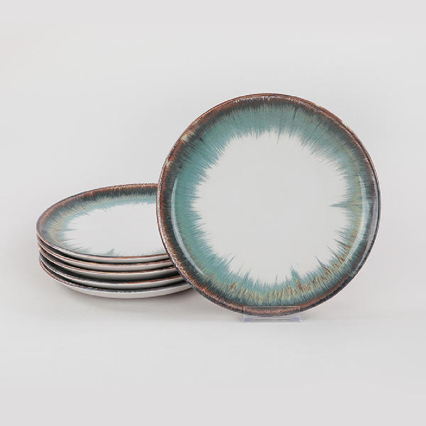 Yeşim Serving Plate 25 Cm 6 Pieces - 19012 | Keramika