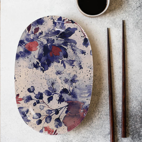 Keramika | Mimoza Red Hitit Kayık Tabak 22 Cm