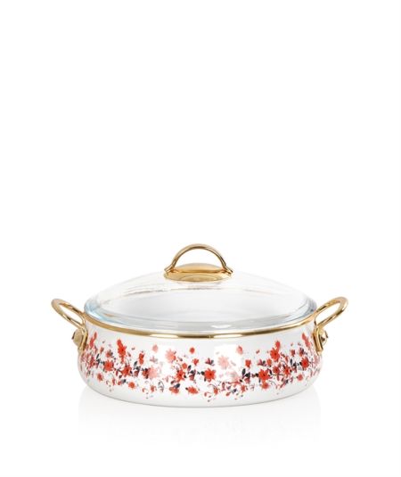 Acar Mutfak | Qualita-Summer Emaye 26 Cm Gri Karnıyarık Tenceresi