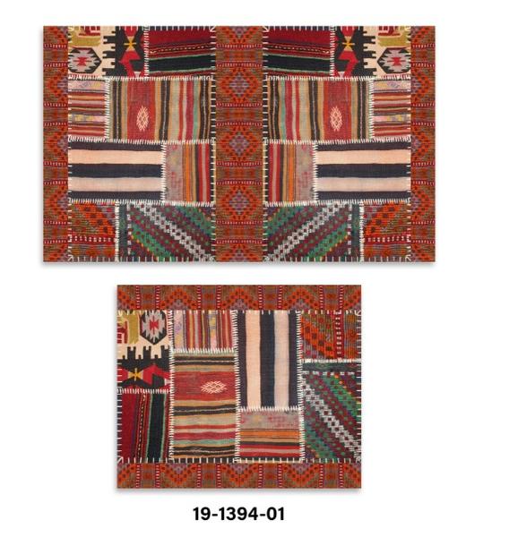 Bayev Nostalgia Djt. 2 Piece Bath Mat Set Closet Set 1394 01