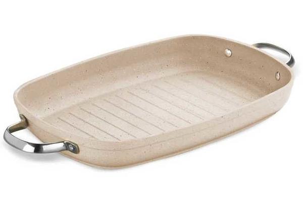 Korkmaz Granita 35 cm İki Kulplu Grill Sote Tava | a1274