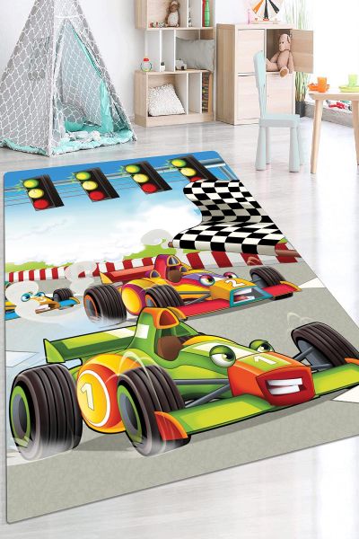 Birkilim Yıkanabilir Dekoratif Halı İpeksi Kaymaz Taban | MLN-IP-HP-693