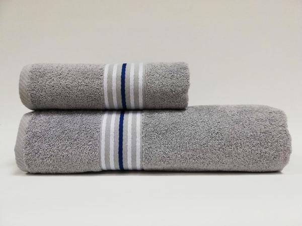 Fellow İkili Pamuklu Banyo Havlu Takımı Gri