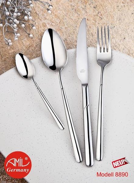 Amil Çantalı 72 Parça Çatal Kaşık Bıçak Seti 12 Kişilik | Kaliteli Paslanmaz Çelik | 8890