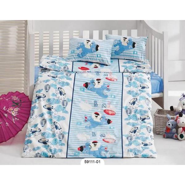 Ensemble de linge de lit bébé Zambak-Home-59111-01