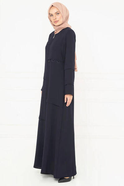 Beyza Lavin Lacivert Ferace