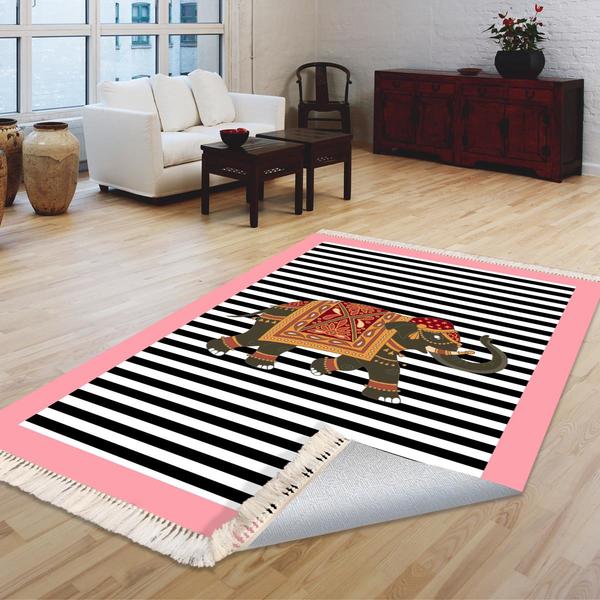 Milano Yıkanabilir Dekoratif Halı Kaymaz Taban | 8mm | MLN-DOT-HT607