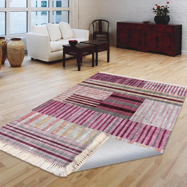 Milano Yıkanabilir Dekoratif Halı Kaymaz Taban | 8mm | MLN-DOT-HT928