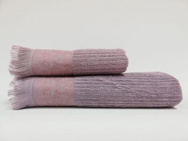 Biella Double Cotton Badetuch Set Haselnuss