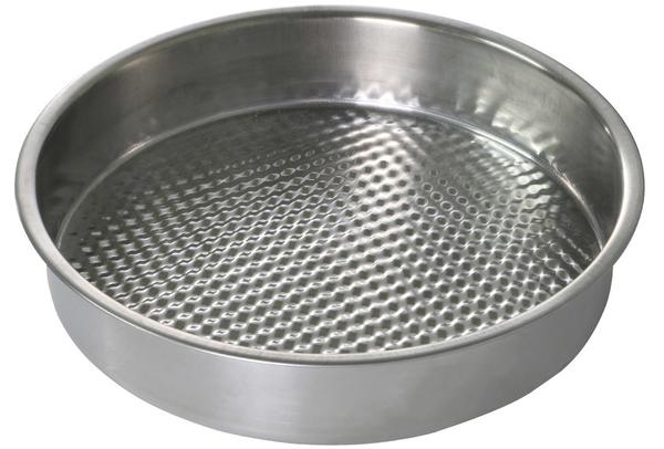 Dekonaz Çiğ Köfte Tepsisi 32 cm Paslanmaz Çelik | Gümüş