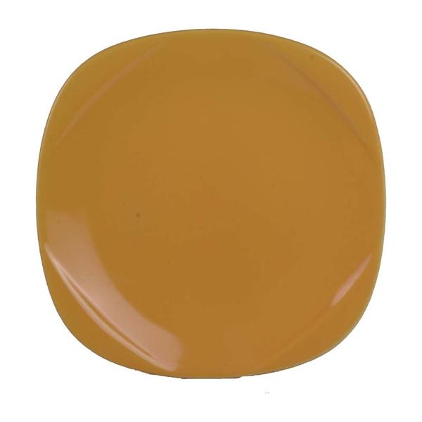 صحن كيك كريم أصفر 6 قطع 20 سم | كيراميكا