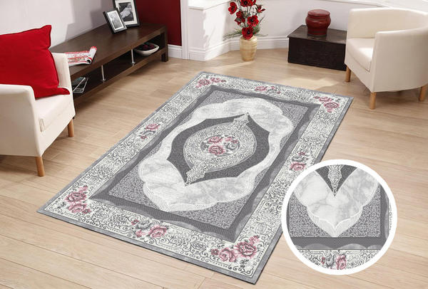 Dinarsu Tivoli Patchwork Halı | Pembe | 23513-955-Rose