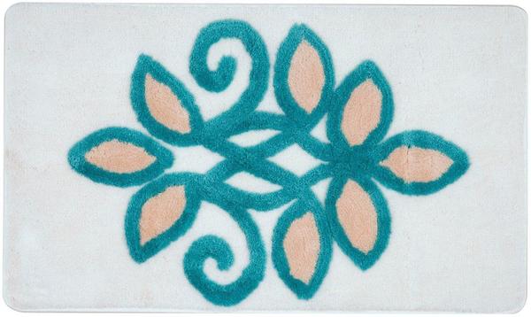 Tac Comfort Lüks Grisya Banyo Hali Seti 3 Parca Turkuaz