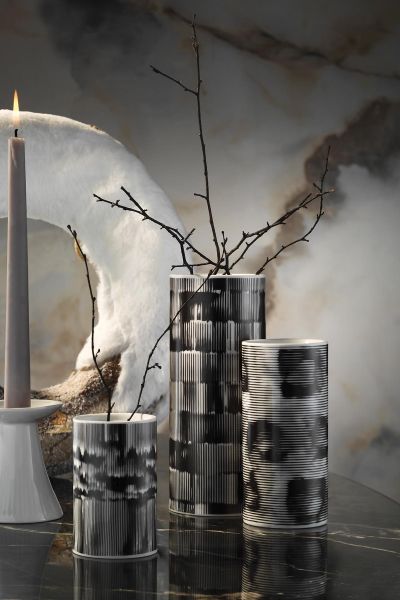 Kütahya Porselen Modern 3 Parça Vazo Takımı 11158