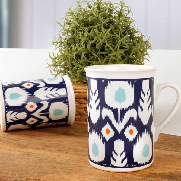 Ethnic Mug 10 Cm 2 Pieces | Keramika