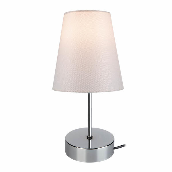 Estelya Abajur Krom Finlin Krem