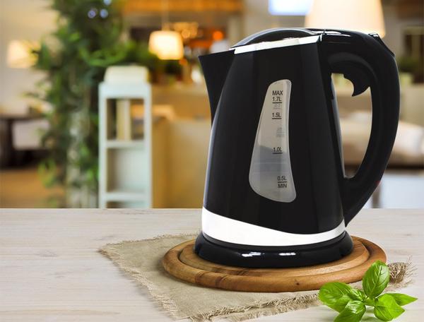 MCK Elektrikli Su Isıtıcısı 1.7 lt Kablosuz- Siyah