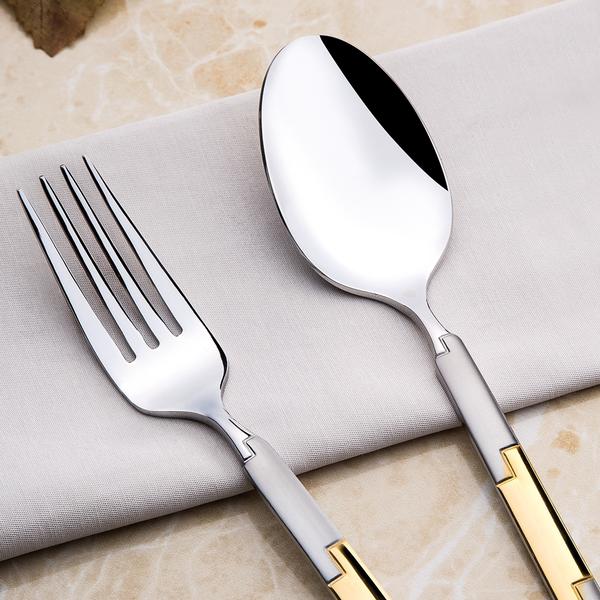 London Gold Satin 60-teiliges Besteckset