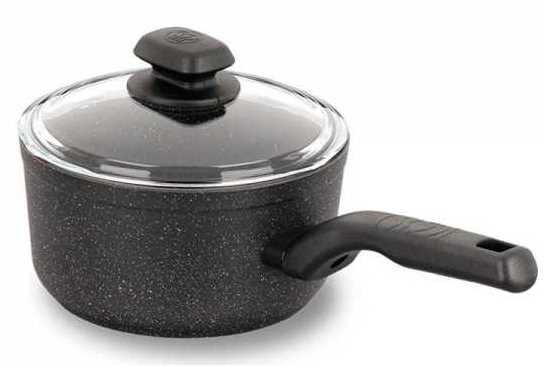 Korkmaz Ornella 18 cm Granit Sos Tenceresi | İndüksiyonlu | A1340