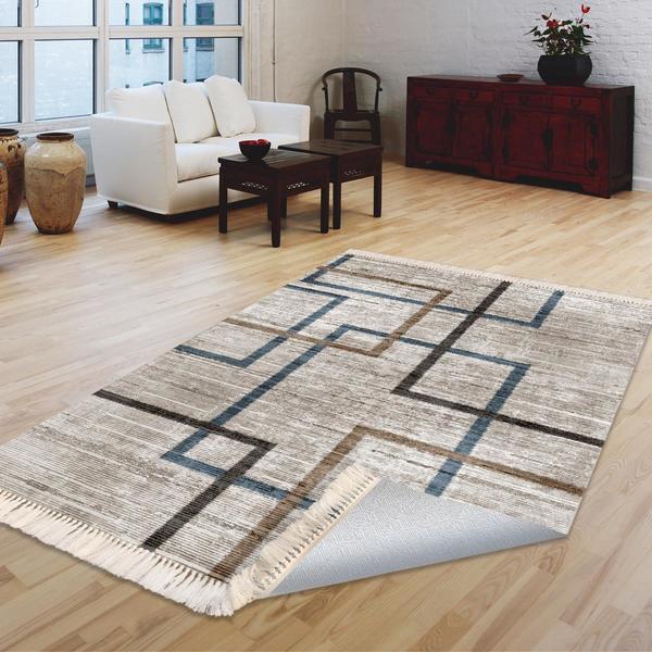 Milano Yıkanabilir Dekoratif Halı Kaymaz Taban | 8mm | MLN-DOT-HT674