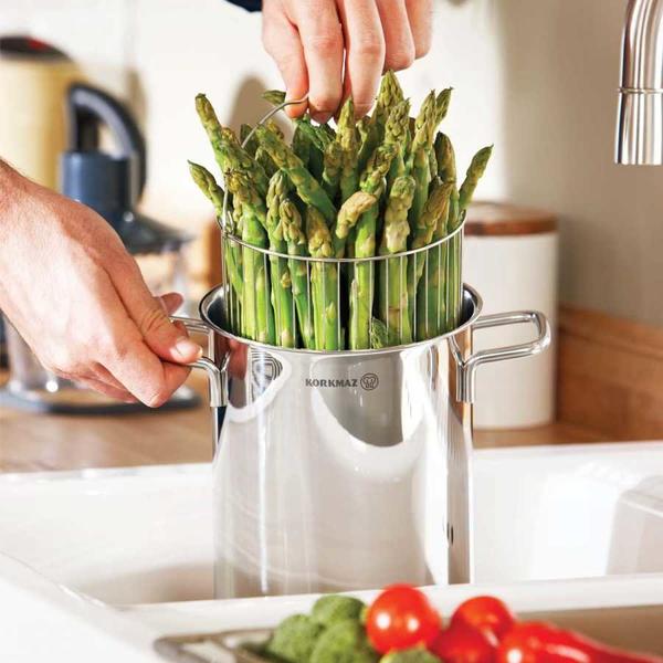 Korkmaz Perla Kuşkonmaz Tencere Seti | A1520