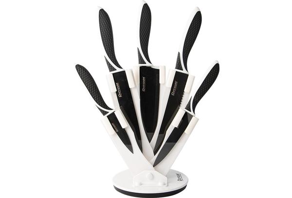 Duygu 6 Parça Bıçak Seti | Siyah | Paslanmaz Çelik | Dm-6050-1