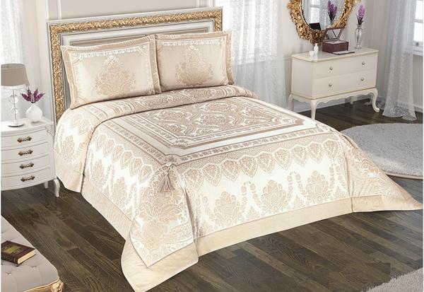 Belenay Çift Kişilik Yatak Örtüsü - Novella-B Krem