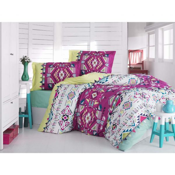 Clasy Ranforce Odesa v1 Pembe Tek Kişilik Nevresim Takımı