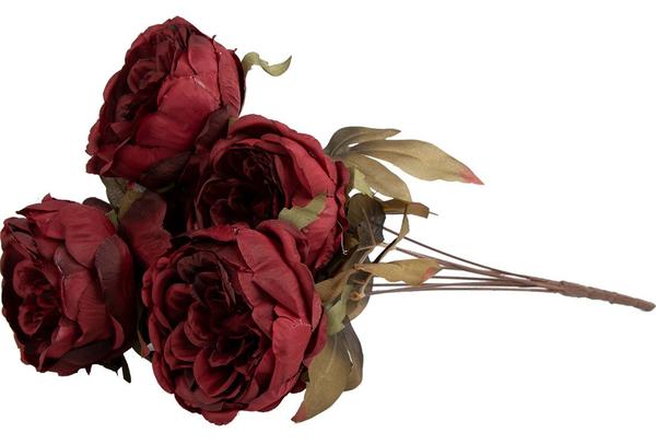 Dekonaz Dekoratif Çiçek 8 Adet | Bordo | By-a138-8tmd-6