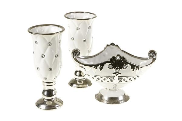 Burcu 3'lü Dekoratif Vazo