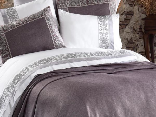 Couvre-lit double housse de couette Fethiye Lila