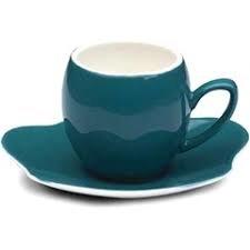 Korkmaz | Stara |12 tlg | Espressotassen Set | Kaffeeservice | Inkl.Untertassen & Deckel | Mit Henkel | Aus Porzellan | 6 Personen | A8643