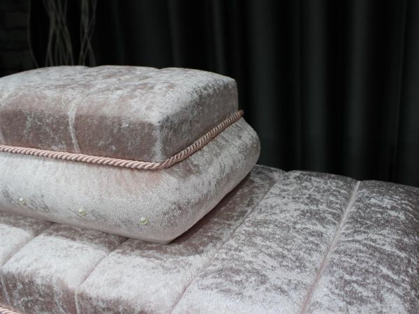 Kare Dilimli 2 Li Çeyiz Sandığı Pudra