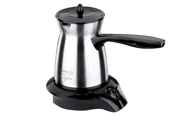 Korkmaz Kafein Satin Elektrikli Cezve Makinesi | Inox & Siyah | A366