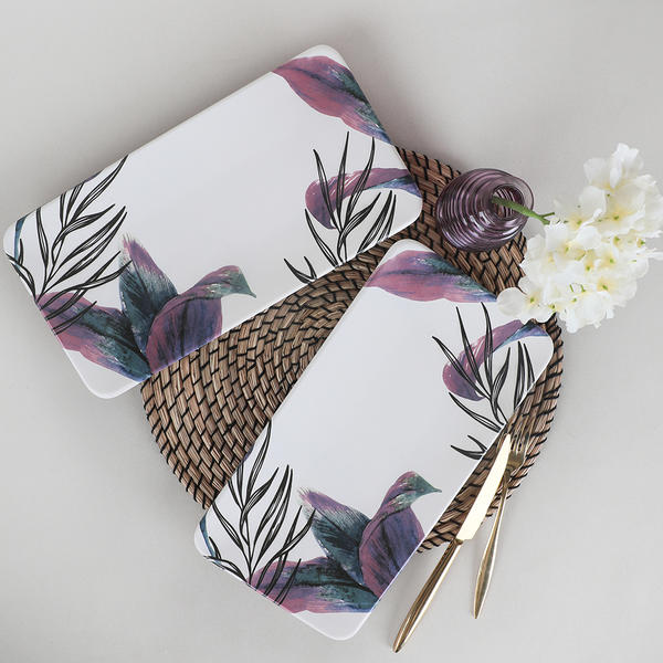 Vio Boat Plate 33 Cm 2 Pieces - 19179 | Keramika