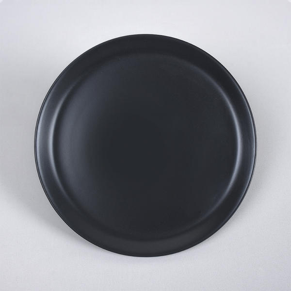 Hitit Matte Black / Red / Cream Dinner Set 18 Pieces for 6 Persons | Keramika