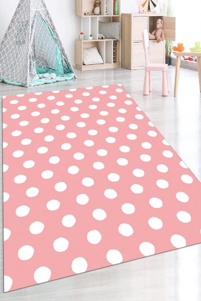 Birkilim Yıkanabilir Dekoratif Halı İpeksi Kaymaz Taban | MLN-IP-HP-594